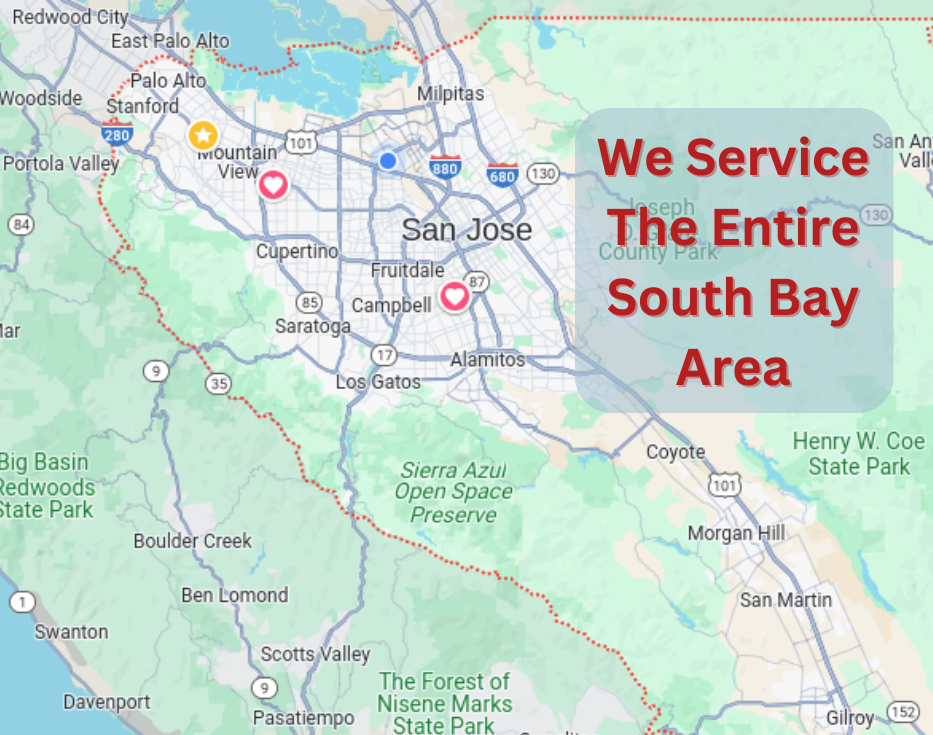 Service Map Commercial Refrigeration Repair San Jose